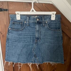Madewell Denim Mini Skirt | size 28